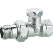 J3011 chrome plated brass stop valve